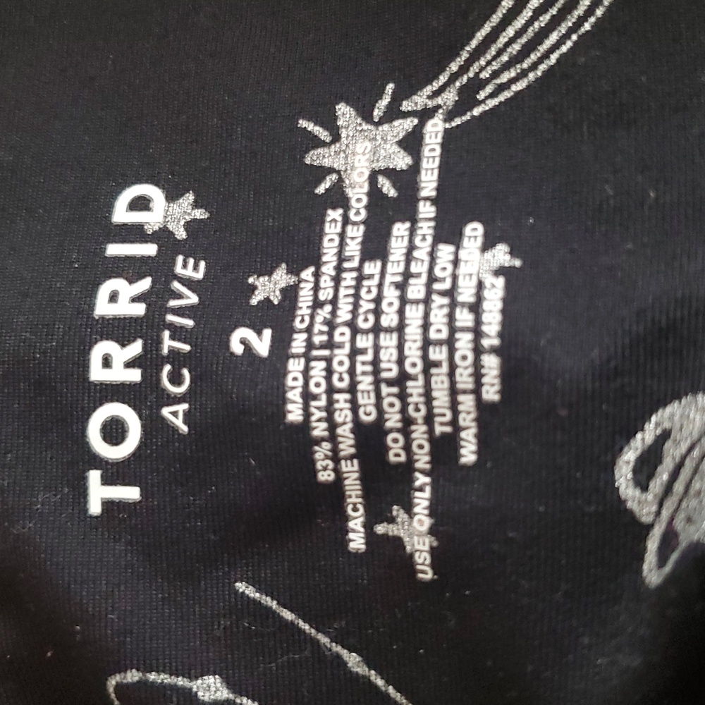 Torrid Cosmic Print Leggings - Black - Picture 13 of 14